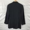 80s-90s Vintage/Emporio Armani/Tailored Jacket/M-L/Black/Double-Breasted/Lightweight(USED)
