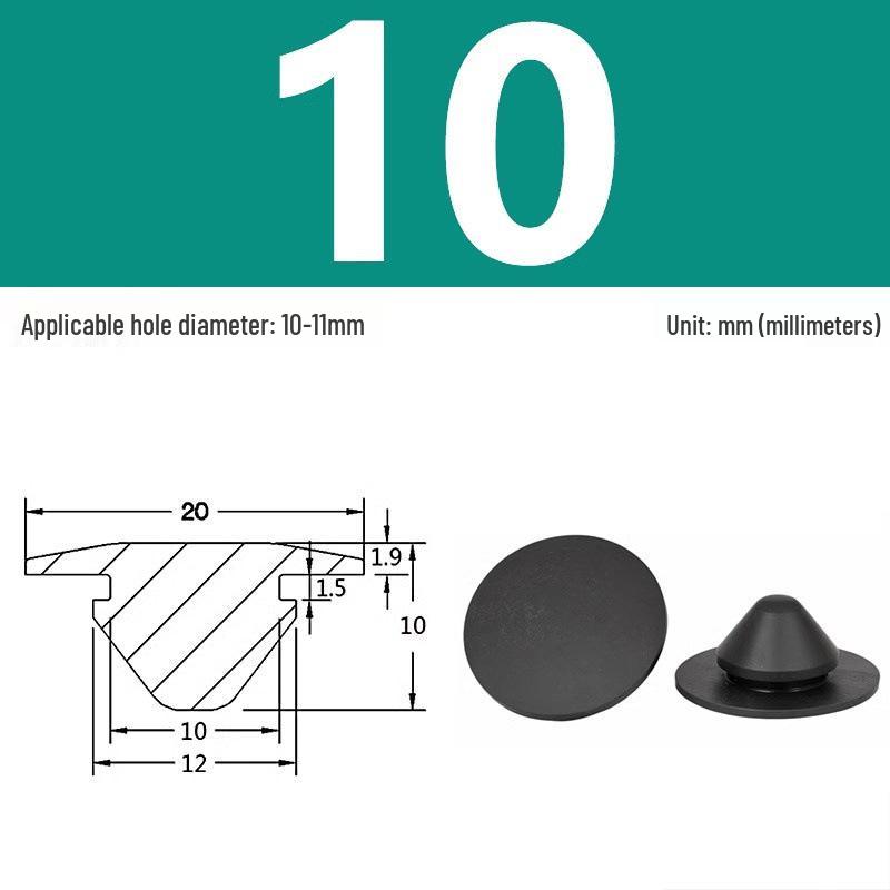 High-Temp Resistant Silicone Rubber Stopper with Card Slot Sealing Cap