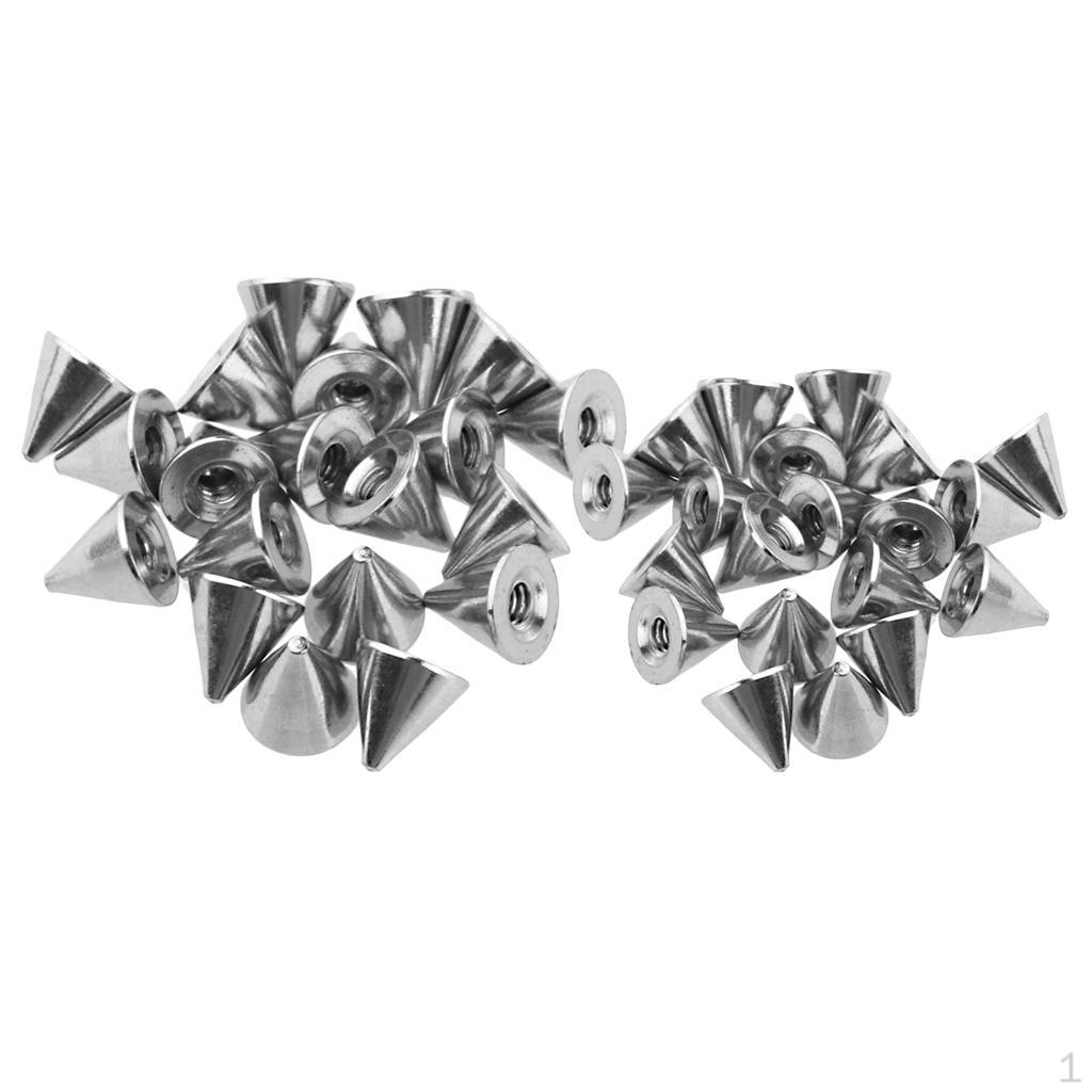 

40 шт. Запасные шипы Конус Пирсинг для тела Штанга Части 14G