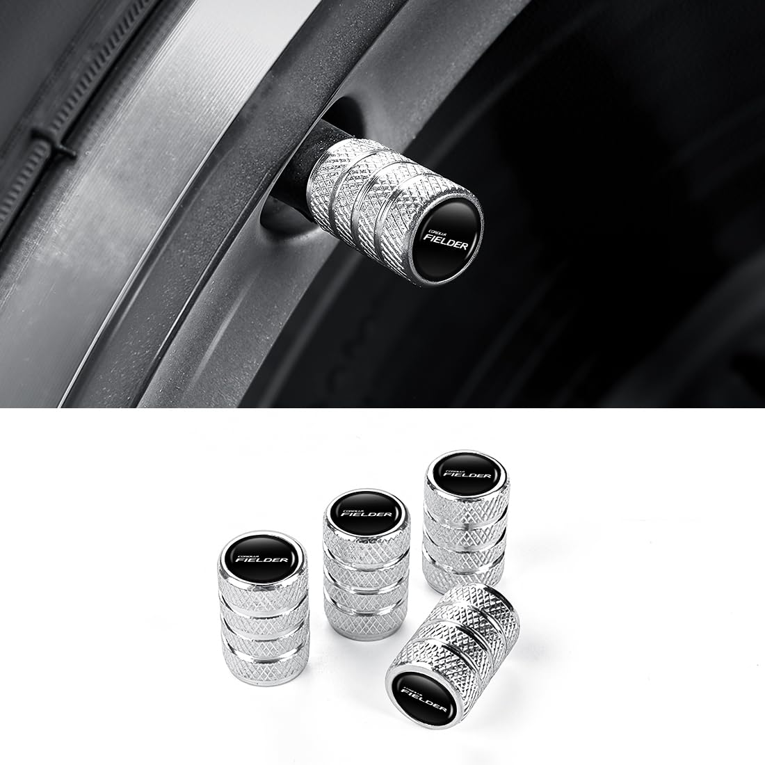 Corolla Fielder Compatible Air Valve Cap Car Leak Proof Air corolla fielder application серебряный