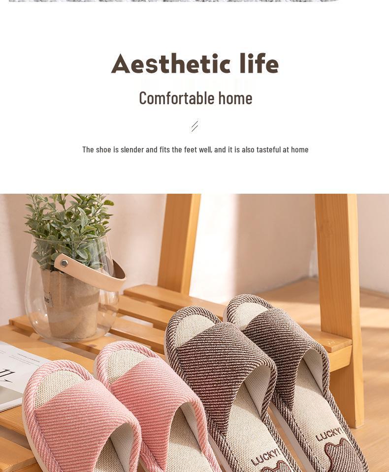 2025 Women's Cotton-Linen Slippers: Non-Slip, Silent, Indoor/Outdoor Comfort for Spring, Summer, and Autumn