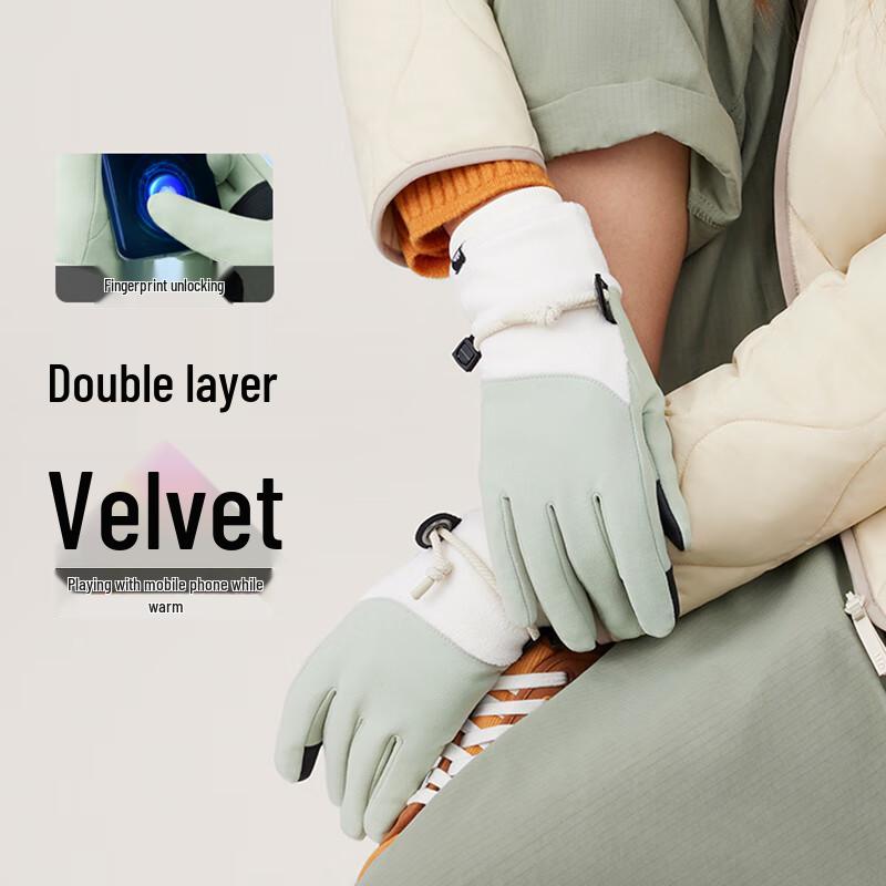 Beneunder Nuanji Series Warm Fleece-Lined Touchscreen Cycling Gloves