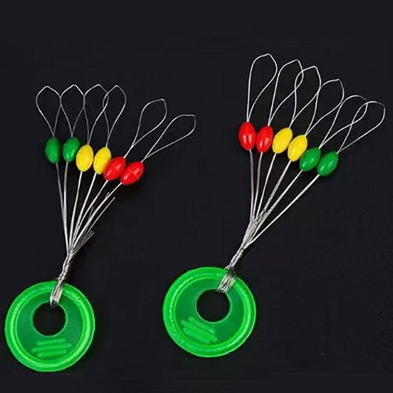 100 Pcs Silicone Fishing Oval/Cylinder Float Stop Stoppers Fishing Float Fishing Bobber Fishing Tackle Accessories