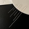 Minimalist Long Tassel Ear Line Drop Earrings for Women Korean Fashion Stainless Steel Chain Hanging Earings Jewelry Party Gifts