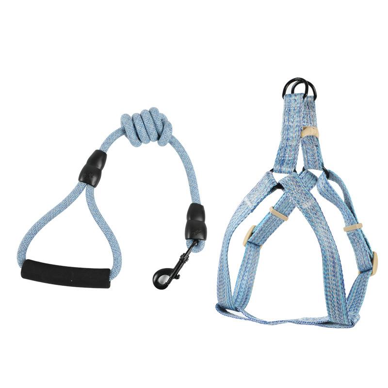 Pet Dog Chest Strap Vest Dog Leash Explosion Proof Collar Outdoor Supplies Small Dog Walking Leash