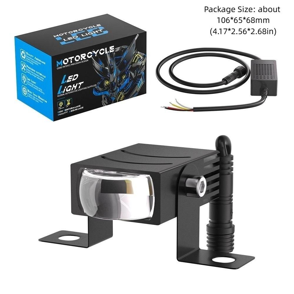 Two-Color LED Spotlights Durable Fog Spotlights New Motorcycle Spotlight  Motorcycle Work