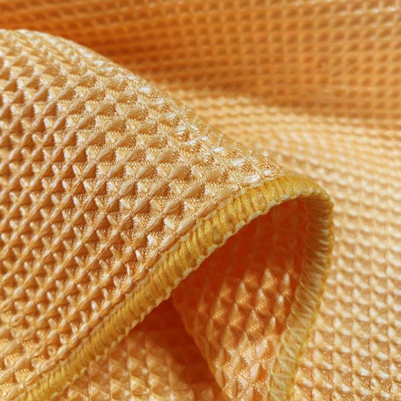 Car Wash Towel Glass Cleaning Water Drying Microfiber Window Clean Wipe Auto Detailing Waffle Weave For Kitchen Bath Home Office