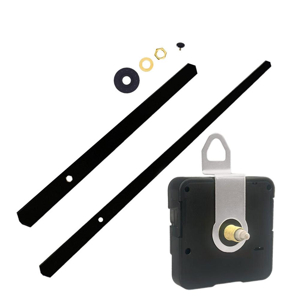 Metal Clock Hands and Clock Motor Kits Quiet Quartzs Clock Movement Mechanism Replacement Set for DIY Wall Clocks