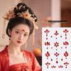 Ancient Style 3D Forehead Gem Stickers for Hanfu Costume - Children’s Glitter Gem Eye Corner and Tear Design