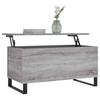 Coffee Table Gray Sonoma 90 X 44.5 X 45 Cm Particleboard