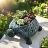 Creative Courtyard Turtle Flower Pot Outdoor Balcony Arrangement Landscape Green Plants Potted Rural Garden Animal Ornaments