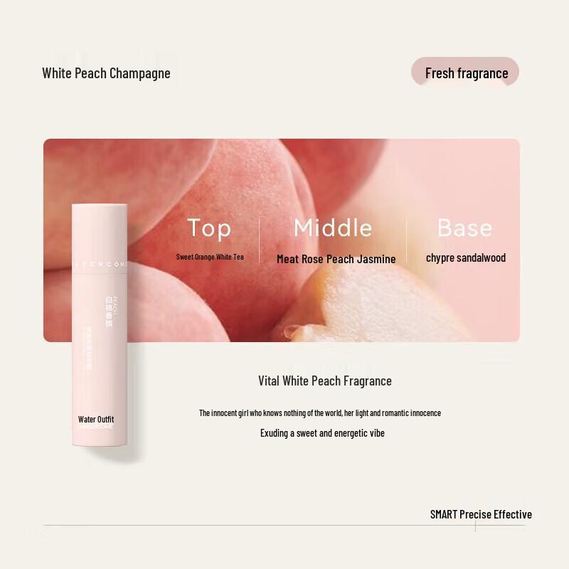 Shuizhizhou White Peach Champagne Roll-on Antiperspirant