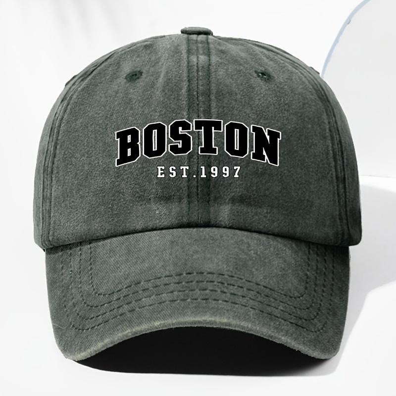 

Boston 1997 Vintage Washed Baseball Cap Adjustable Trucker Hat