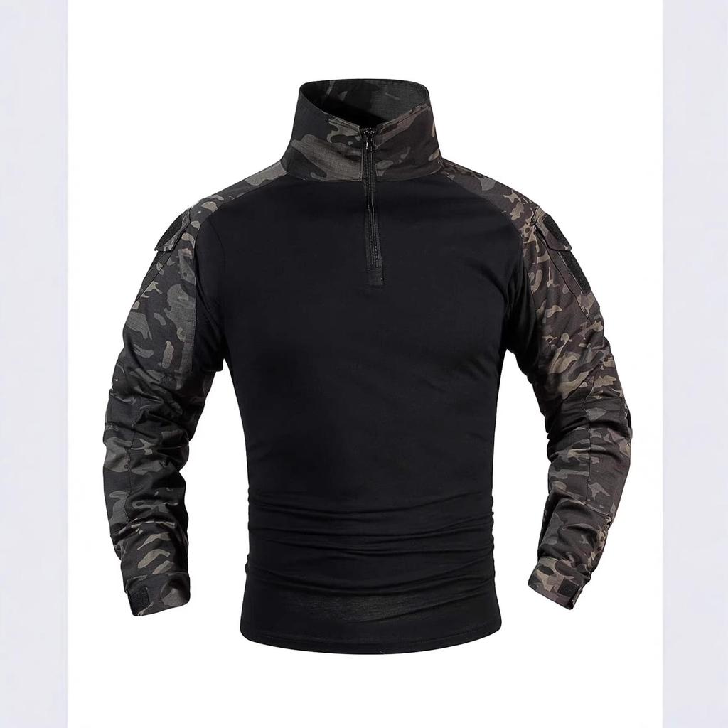 Men's Camouflage Outdoor Sports Breathable & Durable Combat T-shirt