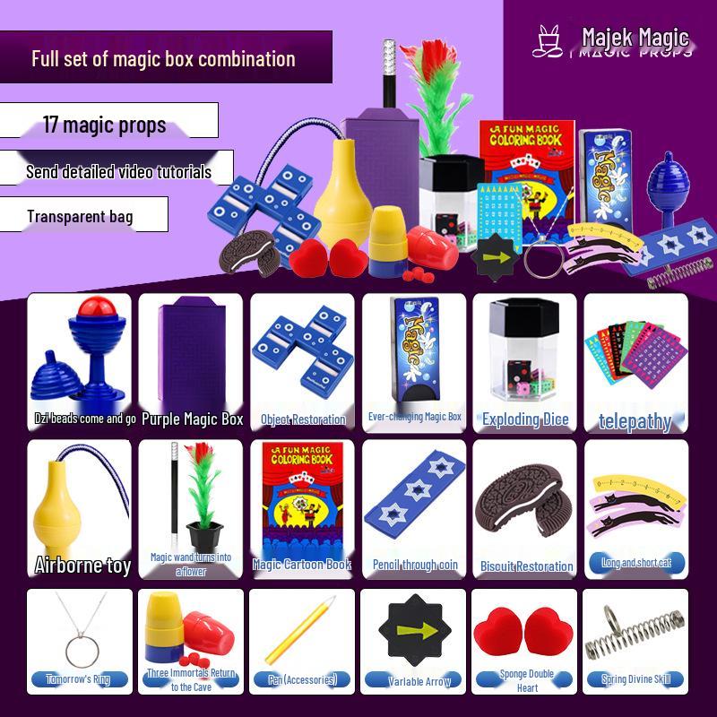 Magic Props Set: Educational Performance Kit for Boys and Girls - Perfect Festival or Birthday Gift