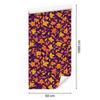 Intricate floral pattern wallpaper in burgundy, red and plum 50x1000