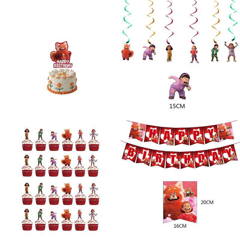 Colorful Turning Red Party Decorations For A Fun-filled Celebration