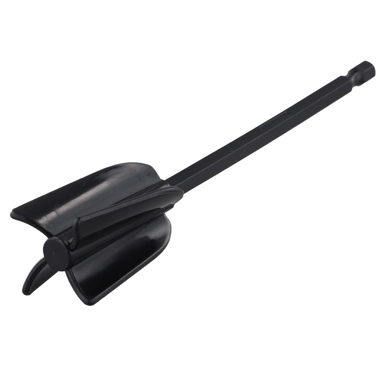 Epoxy Mixer Stick Paint Stirring Rod Putty Cement Paint Mixer Attachment With Drill Consistency Liquids Resin Head Stirrer чёрный