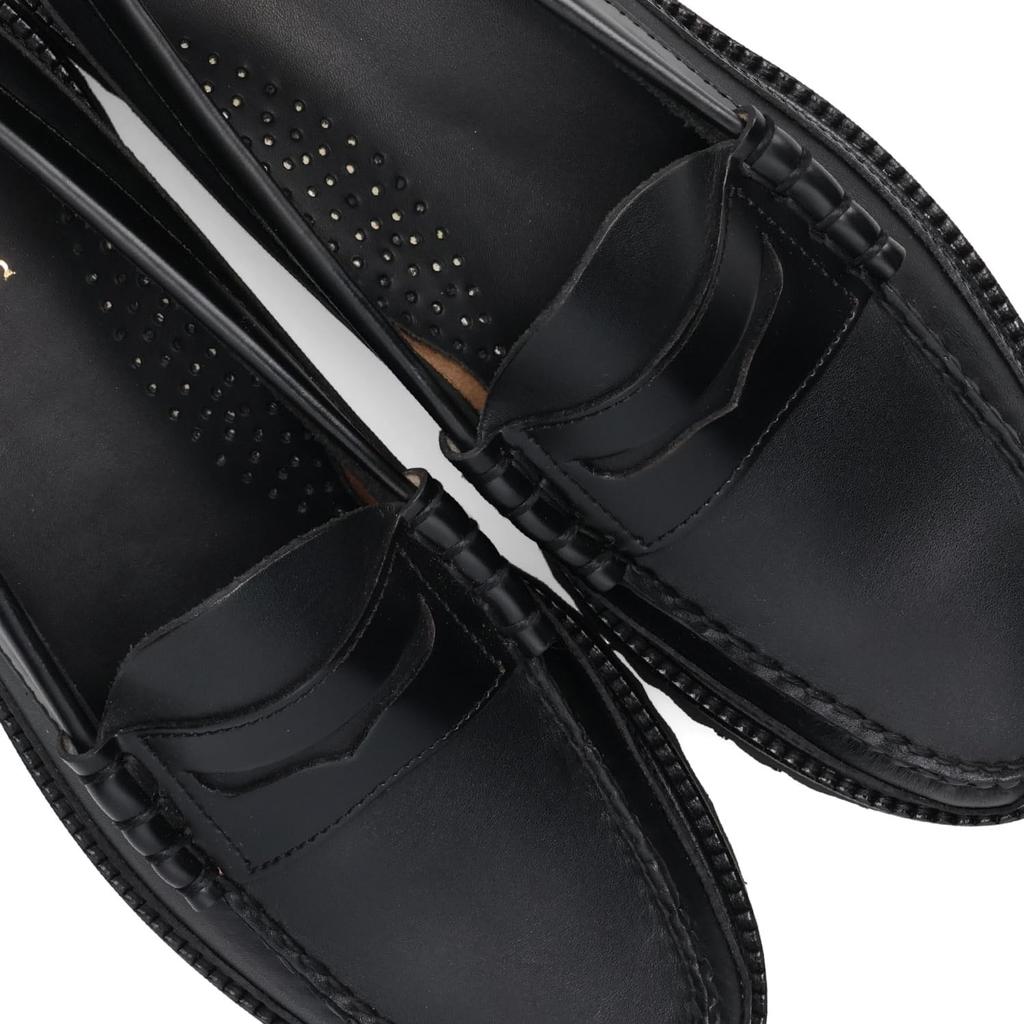 H Loafer Mock WEEJUNS 90 LARSON CANOE Wee Juns 90 Larson Canoe Czarny Czarny cm [G Bus] Męski BA11506A-000 27.0 [Produkt]