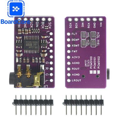 PCM5102 I2s DAC Modul GY-PCM5102 I2S Player Modul für Raspberry Pi PHAT Format Board Digitale PCM5102A Audio-Karte