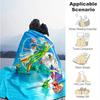 1pc Peter Pan Printing Blanket - Soft, All-Season Throw for Living Room, Bedroom,Personalized Gift with Adorable Cartoon Design