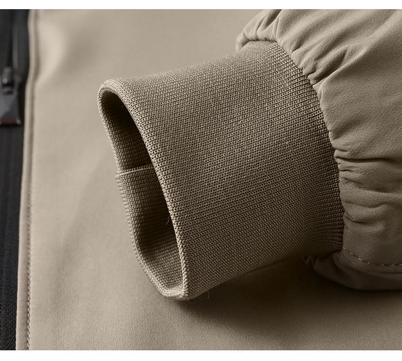 Men's Solid Color Long Sleeve Casual Business Jacket for Middle-aged Dads