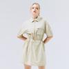 HENRY STUART Women'S Woven Collared Dress Beige