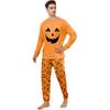 Print Cute Family Set Pajamas, Home Clothes, Family Set Long Sleeve Top Pants Set