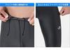 Phiten Sports Size L Spats, Long, Sweat-Absorbent, Quick-Drying, Black,