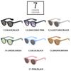 SHAUNA Fashion Round Jelly Color Women Sunglasses Shades UV400 Retro Punk Rivets Men Matte Sun Glasses