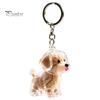 Memory Keepsake for Pet Fur Hair Keychain, Portable Transparent Memorial Pendant, Puppy Shaped Storage Pendant DIY Meaningful Lovers Decorative Charm