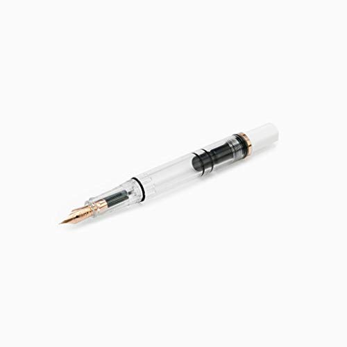 Twisbee Fountain Pen, Eco White Rose Gold, Extra Fine Point, TW100096