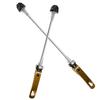 2pcs Road Mountain Bicycle Quick Release Skewers Bike Front Rear Skewer AccessoryGolden