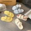 Fashion 2025 Summer Women's Platform Slippers Fashion Women Mid Heels Soft Beach Slippers New Outdoor Waterproof Soft-Soled Slippers