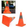 35cm Height Collapsible Traffic Cones Multi Purpose Pop Up Reflective Safety Cone Soft Material Foldable Road Cone