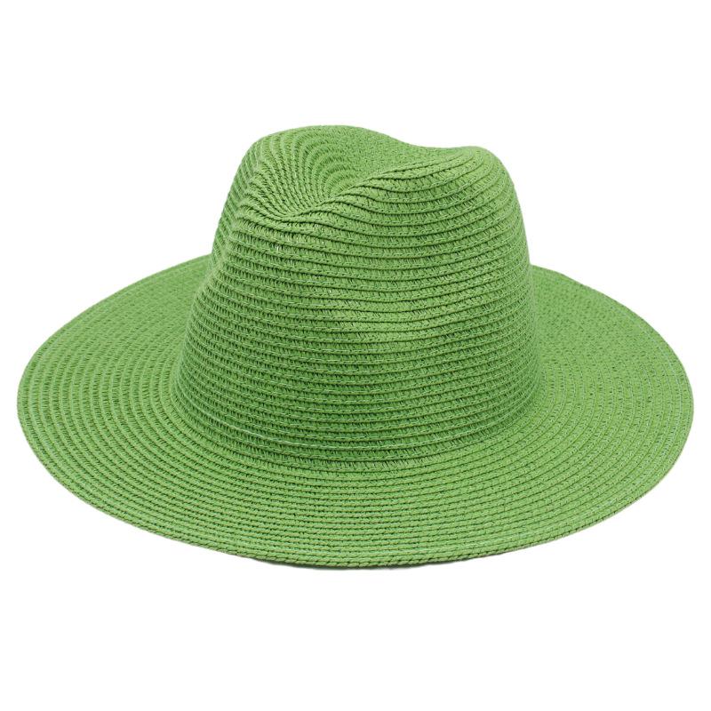 Spring And Summer New Panama Straw Hat European And American Style Jazz Hat Fedora Top Hat Panama Hat Straw Hat