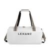 Men's and women's short-distance out simple portable travel bag dry and wet separation fitness yoga bag can be set, tie rod belt shoe compartment