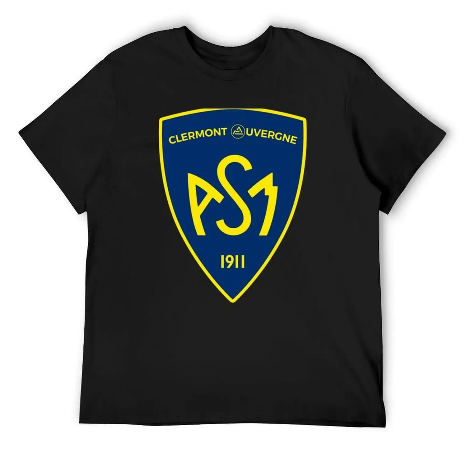 ASM Clermont Auvergne T-Shirt croswit shirt man summer top Aesthetic clothing men workout shirt S