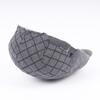 Plaid Wool Hat Men And Women British Beret Season Wool Thickened Forward Hat Warm Hat