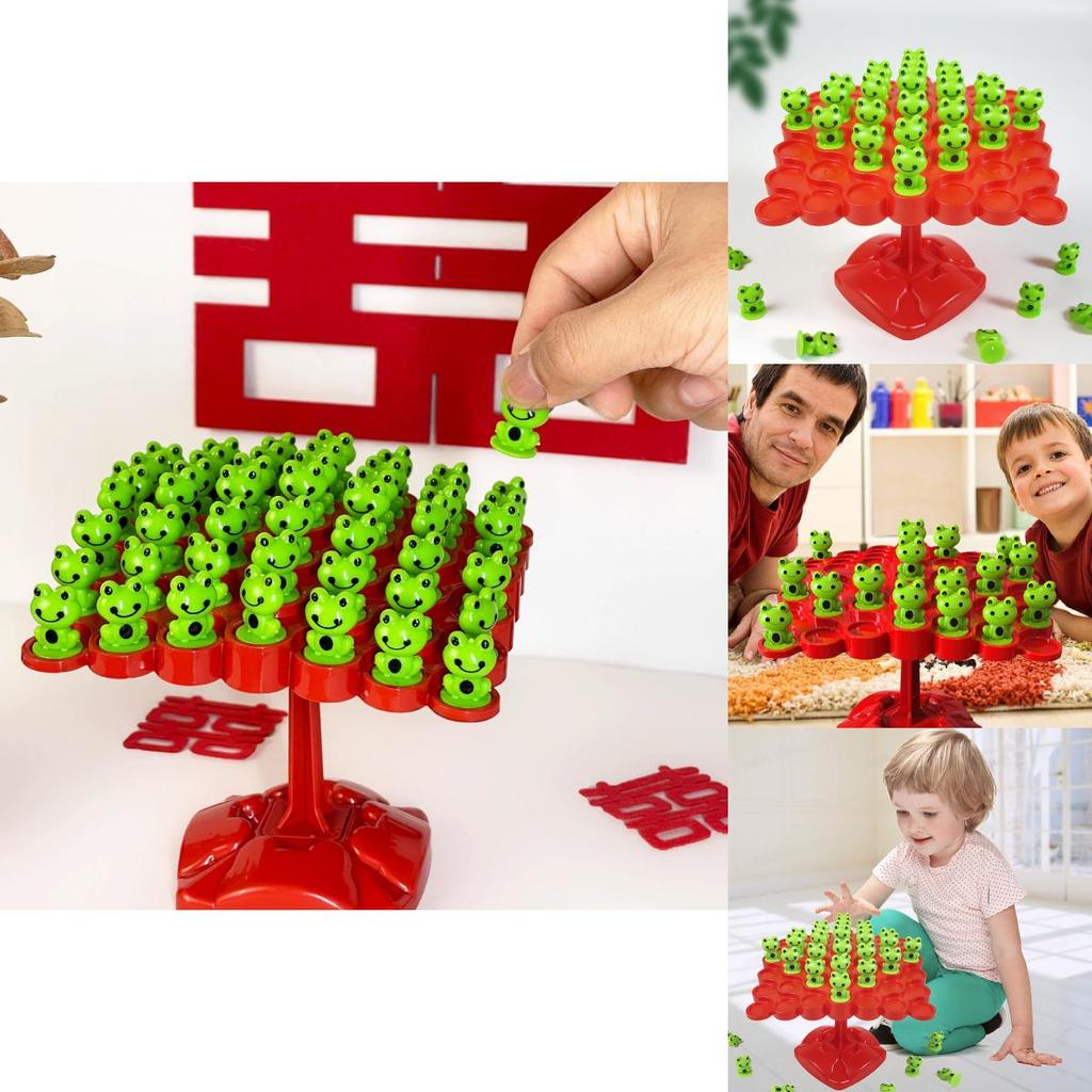 Interactive Frog Balance Tree Desktop Toy For Kids Enhances Motor Skills And Intelligence
