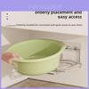 Modern Minimalist Stainless Steel Wall Mount Bathroom Sink Storage Shelf For Personal Care