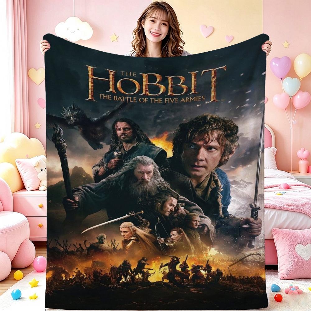 Adventure Beyond Story Printed Flannel Blanket Thick Soft Fleece Blanket For Living Room Sofa Balcony Home Decor Holiday Gift