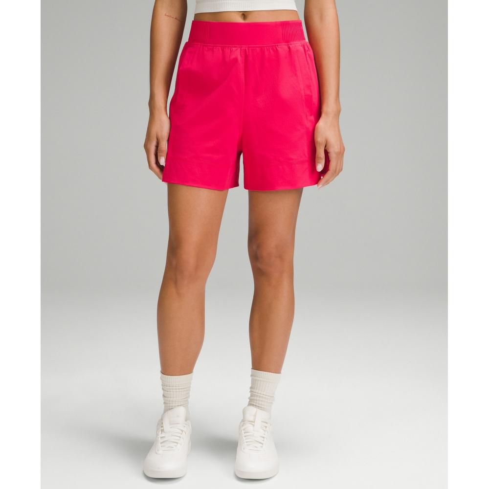 

Lululemon Эластичный тканый свободный крой с высокой посадкой, короткие 4 Cherry Mist XXS