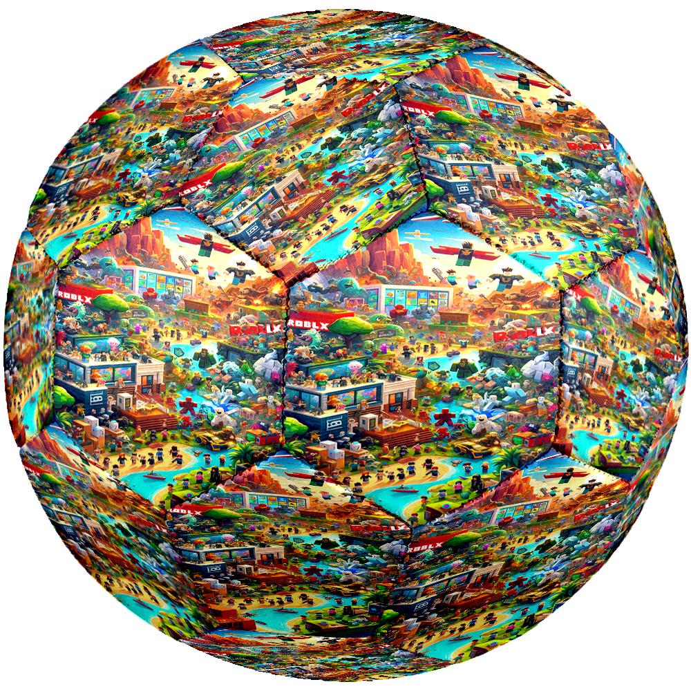Roblox Theme Size 5 Soccer Ball, Suitable for Both Indoor and Outdoor Matches, a Gift Suitable for Everyone.