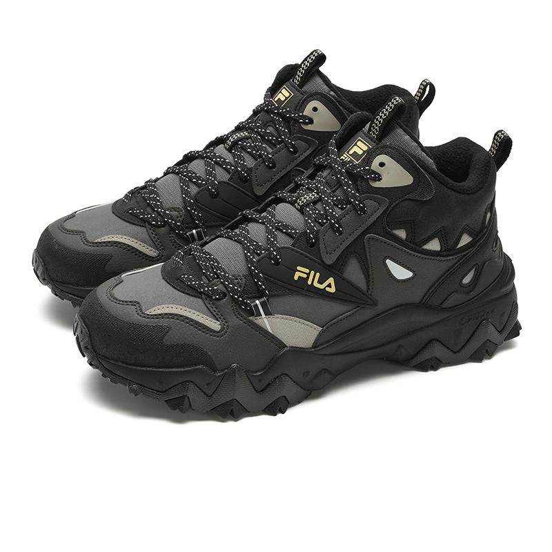 FILA Oakmont 2 Mid Comfortable Versatile Fleece Shock Absorbing Durable Casual Shoes Men Casual Shoes Green Black F12M442111FIH