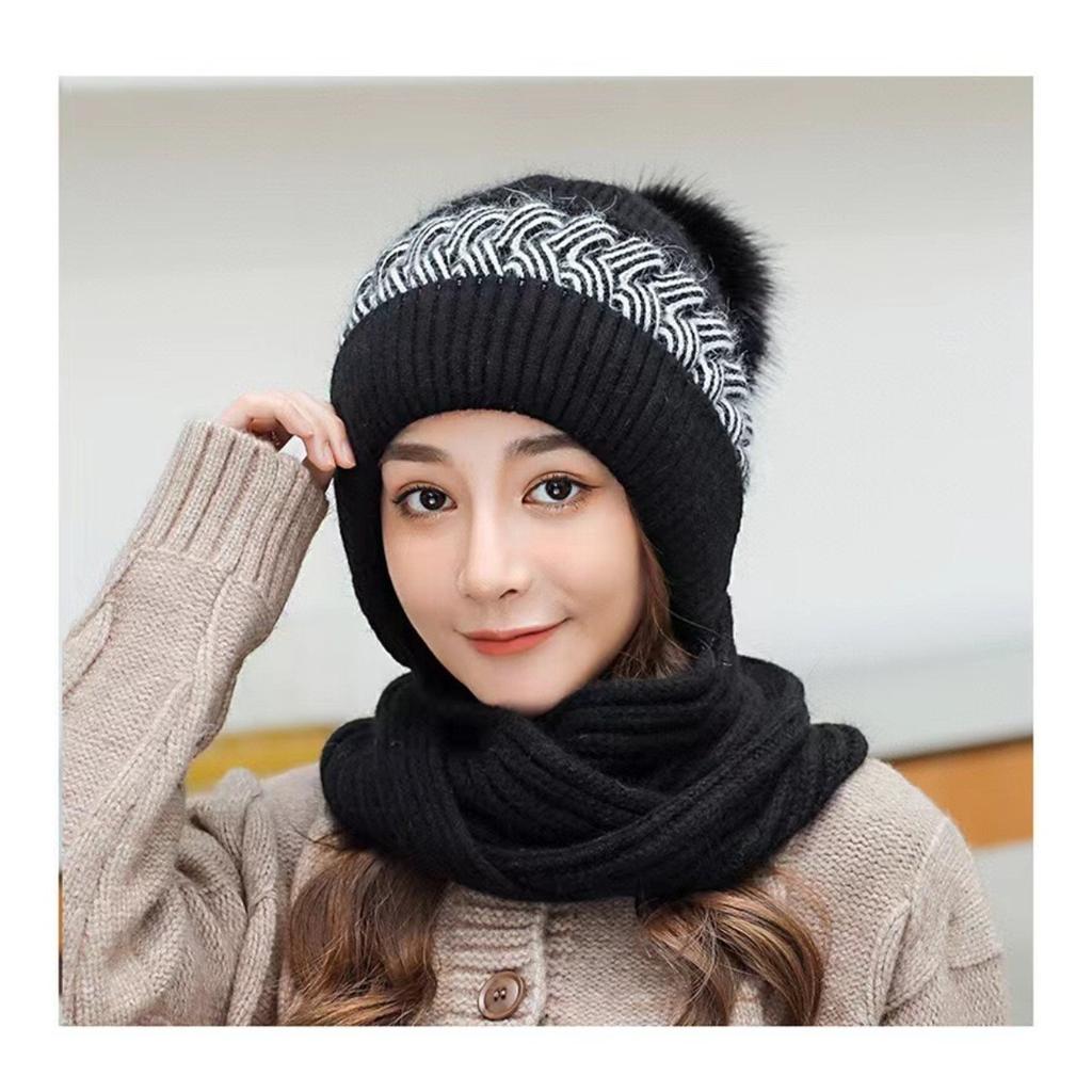 Hats, Woolen Hats, Thick Hats, Scarves, Outdoor Hats, Cold Hats, Knitted Hats, Woolen Hats, Necklaces