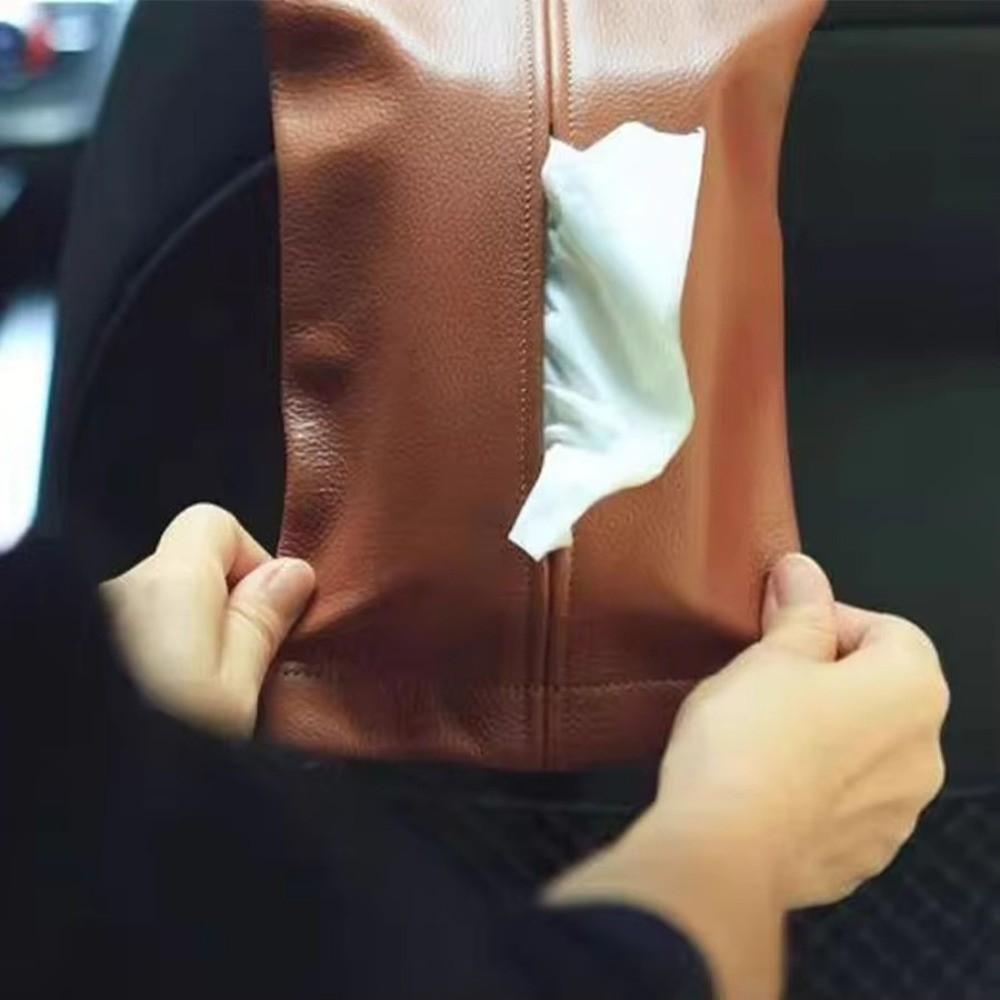 Multi-Function Car Tissue Box Car Interior Car Storage Box Premium Tissue Cover  Car Seat Area