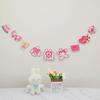 Fresh Triangle Birthday Banner: Fairy & Little Boy Theme Garland