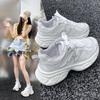 Super fire thick-soled dad shoes  summer new versatile thin breathable mesh heightening casual sports shoes
