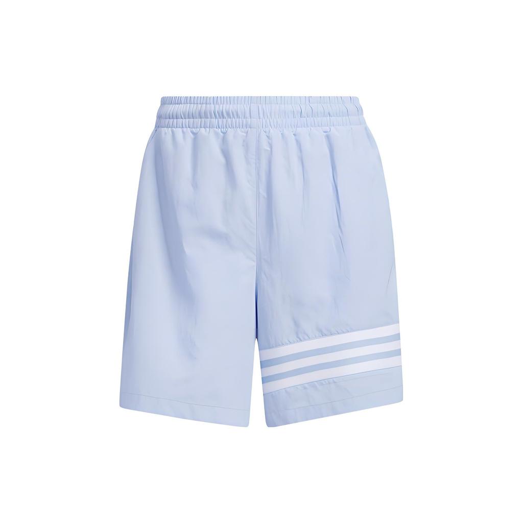 Adidas Originals Trefoil ADC Shorts With W Logo Patch And Striped Design Women Shorts Light-Pink Blue IP1762